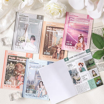 Girl's Thoughts Series Sticker Book