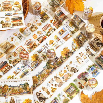 City Wanderer Series Watercolor PET Tape