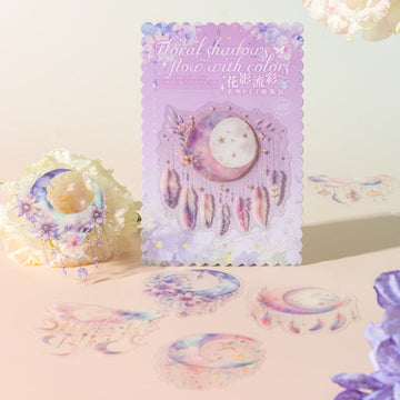 Floral Shadow & Tassel Series - PET Sticker Pack