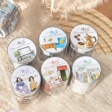 Slow Living Series Die-Cut PET Tape