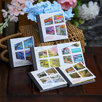 Four Seasons Scenery Sticker Book