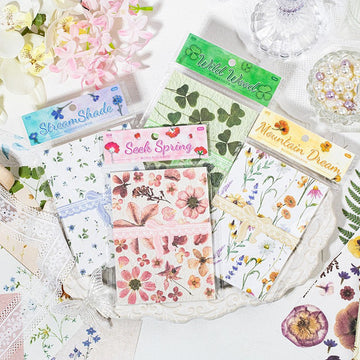 Spring Story Embossed Floral Paper Pack
