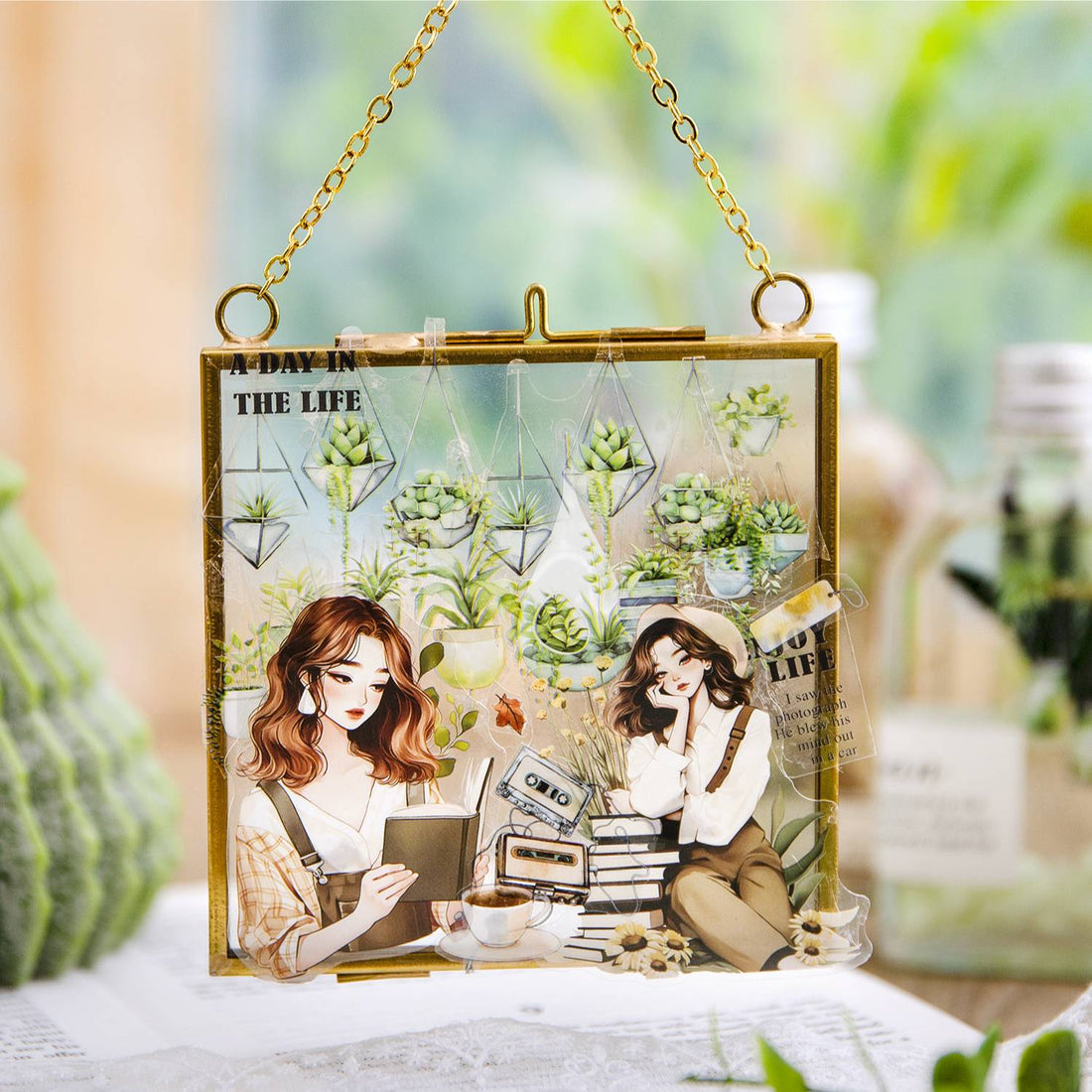 Hanging Plants Series Greenery PET Tape