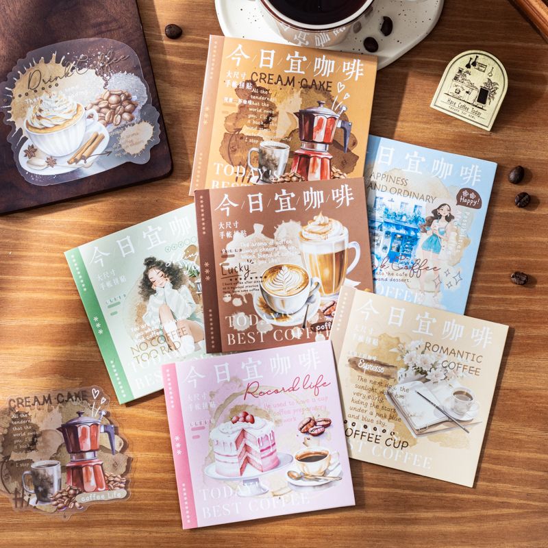 Today's Coffee Series Sticker Book