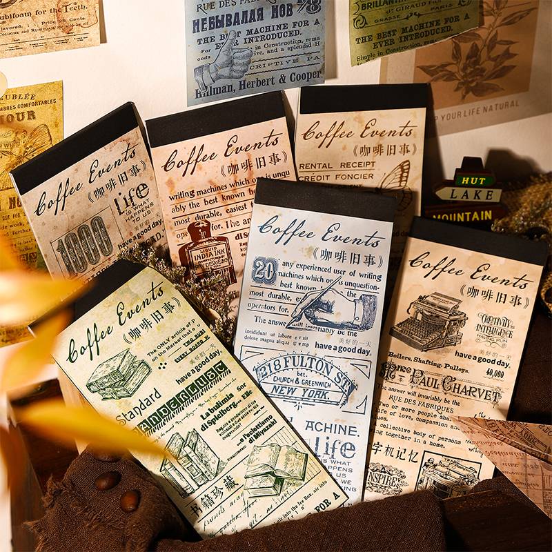 Coffee Nostalgia Series Memo Pad