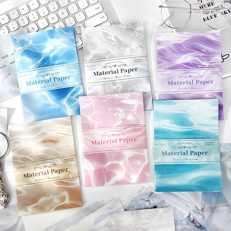 Sunlight Ripple Series Textured Sticker Pack