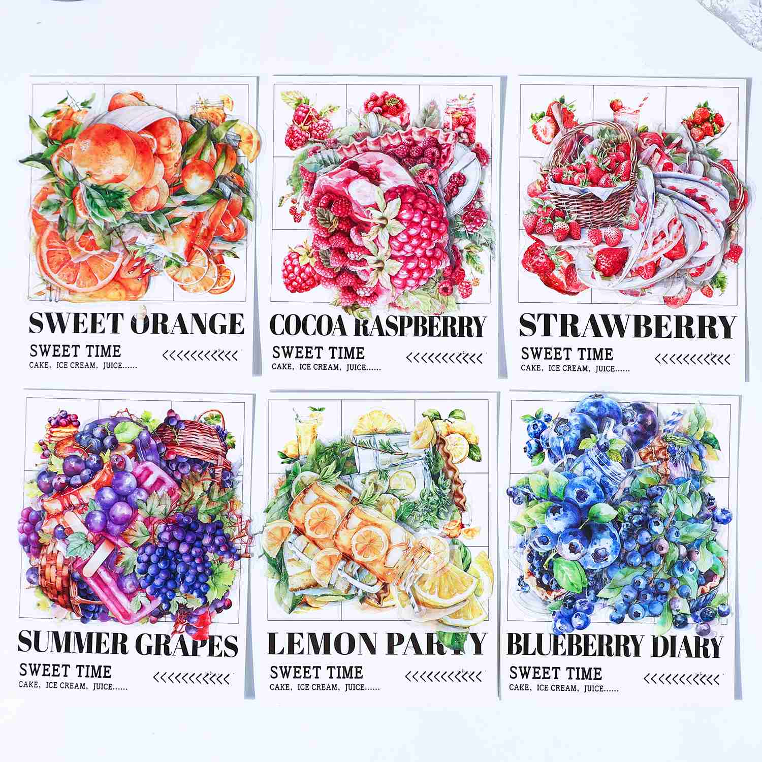 Sweet Time Fruit Sticker Pack