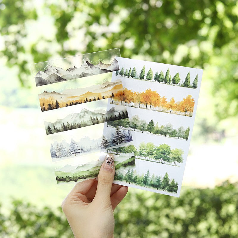 Into Nature Series Scenic Sticker Book