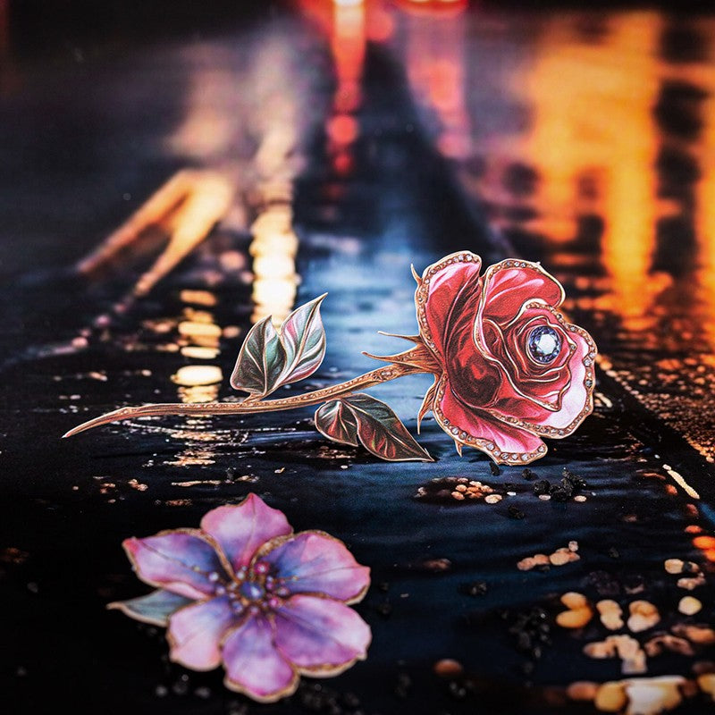 Floral Dreamscape Series Die-Cut Sticker Pack