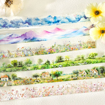 Forest Garden Series Countryside PET Washi Tape