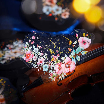 Melodies of the Flower Sea Series Floral Music Sticker Pack