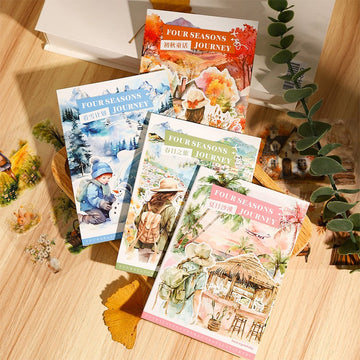 Four Seasons Journey Series – Travel-Themed Sticker Book