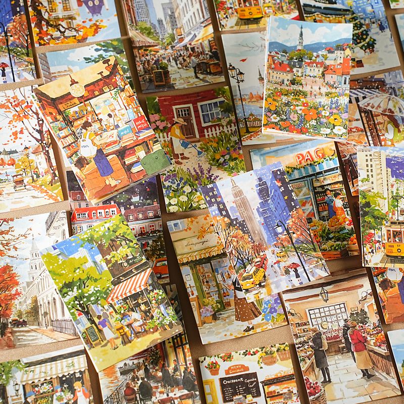 Picture Book Season Series boxed landscape material paper