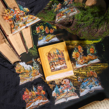 Worlds Within Books Series Scene Sticker Pack