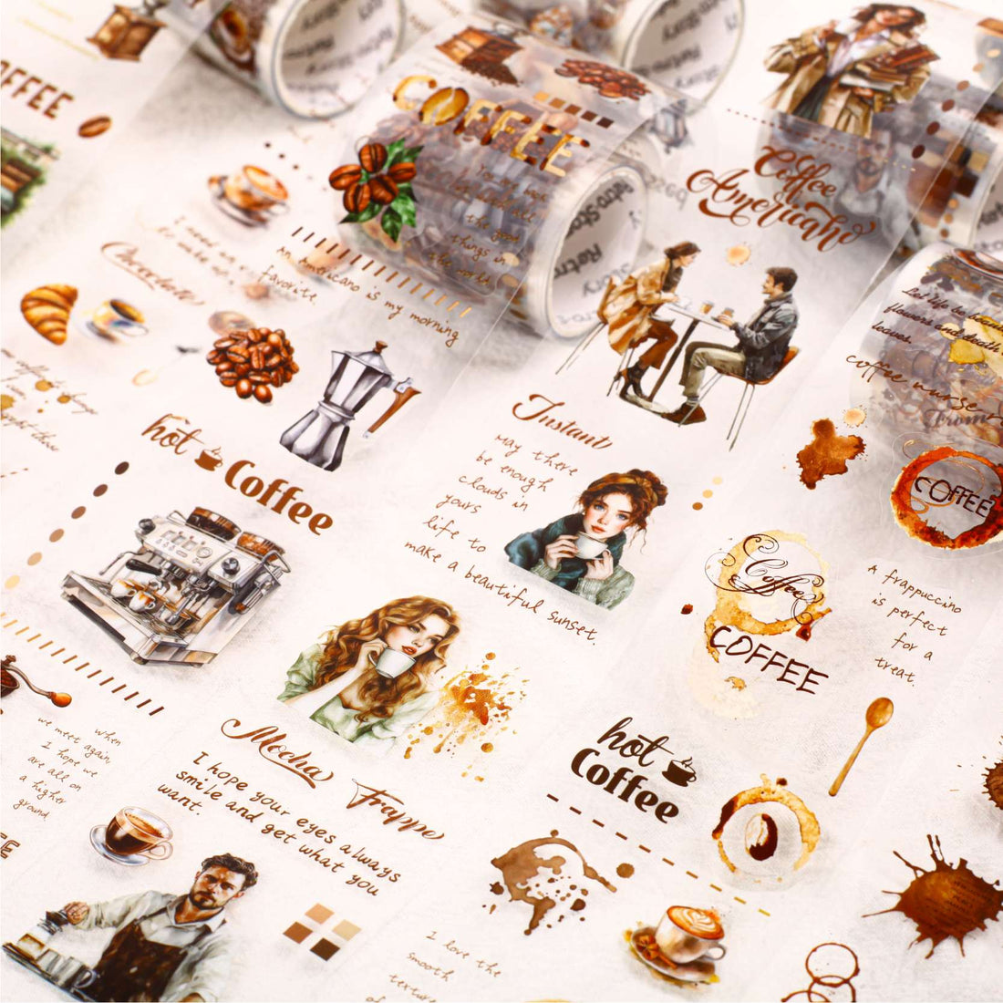 Coffee Town Series PET Tape