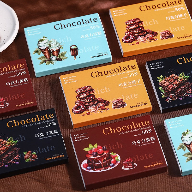 Rich Chocolate Series Boxed Stickers