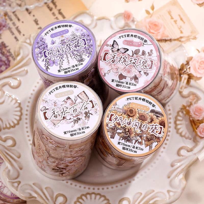 Vintage Floral PET Tape&nbsp;