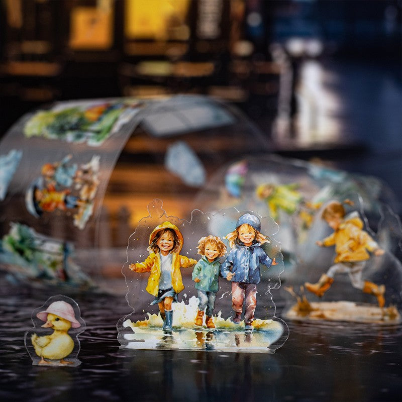 Rainy Days Series Weather Character Scene Tape