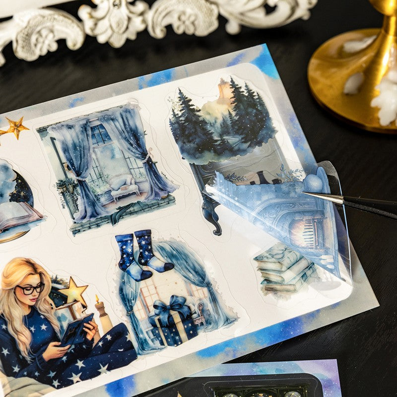 Manor Journey Scene Sticker Book