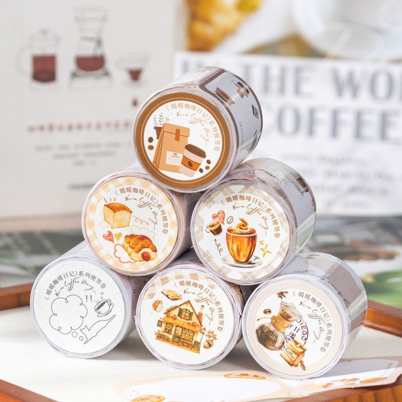 Warm Coffee Journal Series Memo Roll