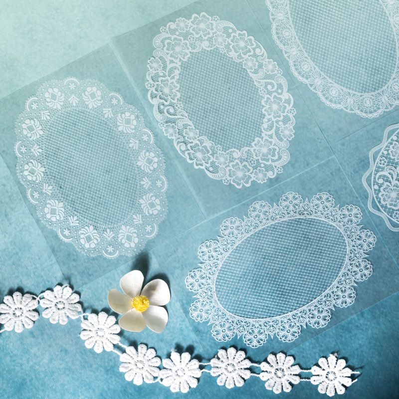 Serene Lace Series Sticker Pack