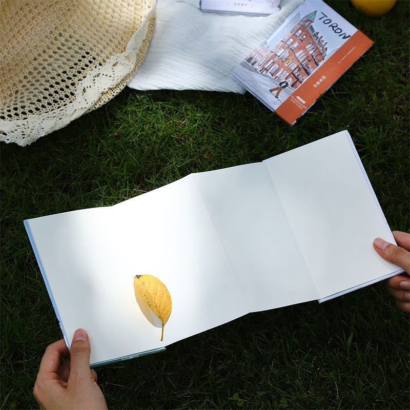 Hand-drawn cover organ folding notebook