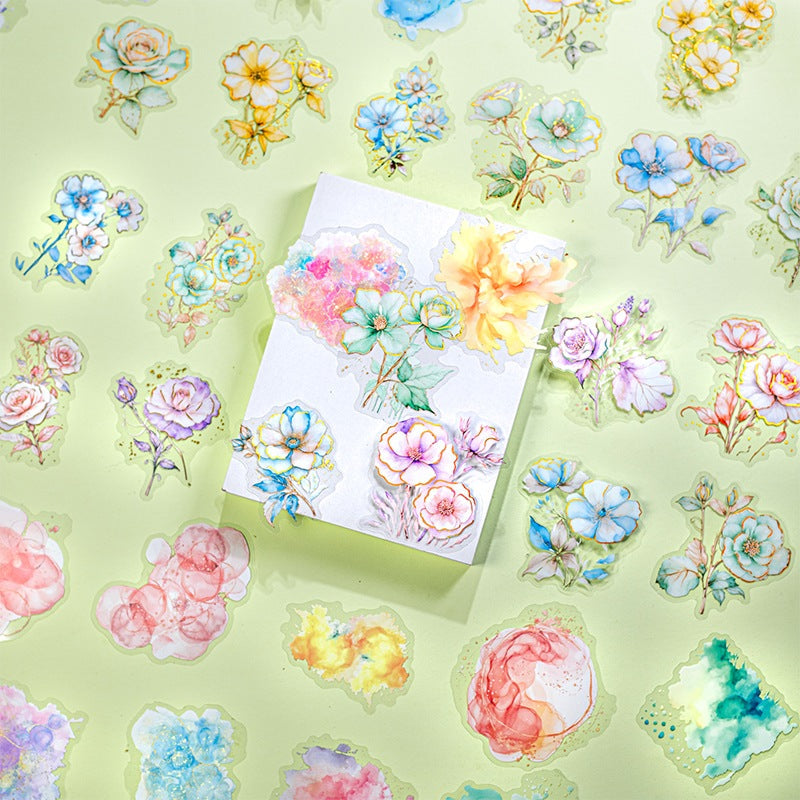 Gilded Flower Pet Sticker Tape-TAHARA