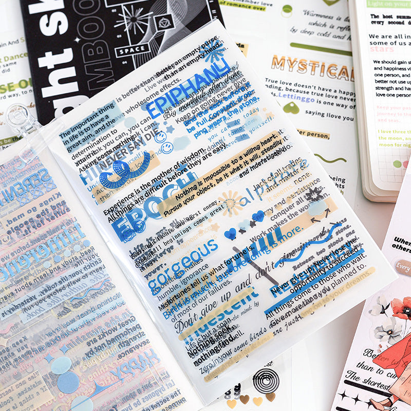 Starry Notes Series Sticker Book