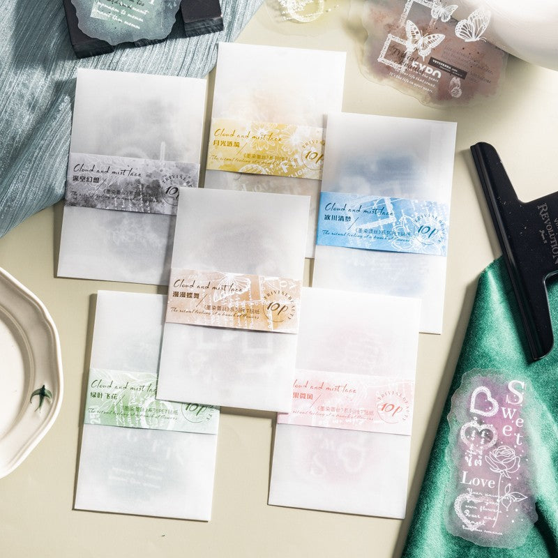 Cloudr And Mist Lace Sticker Pack