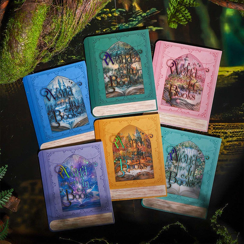 Worlds Within Books Series Scene Sticker Pack