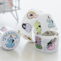 Cute Cartoon Cat Line Style Cat Decoration Handaccount Washi Tape-TAHARA