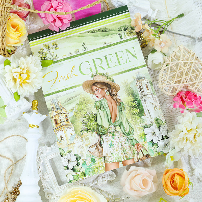 Fresh Green Sticker Book