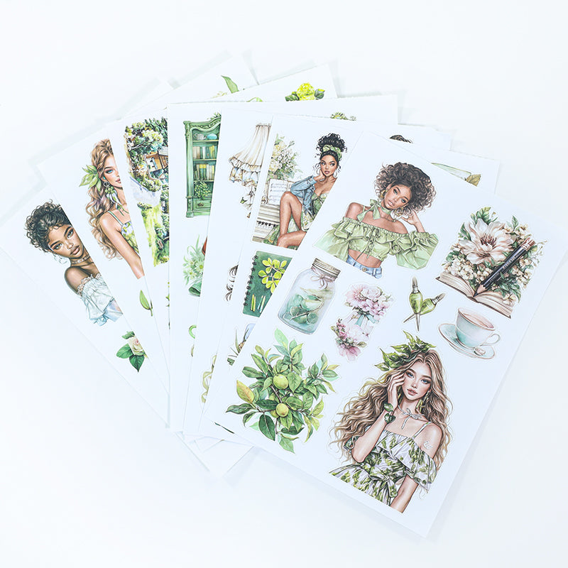 Fresh Green Sticker Book