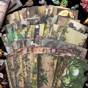Desolate Secret Realm Theme Paper 48pcs