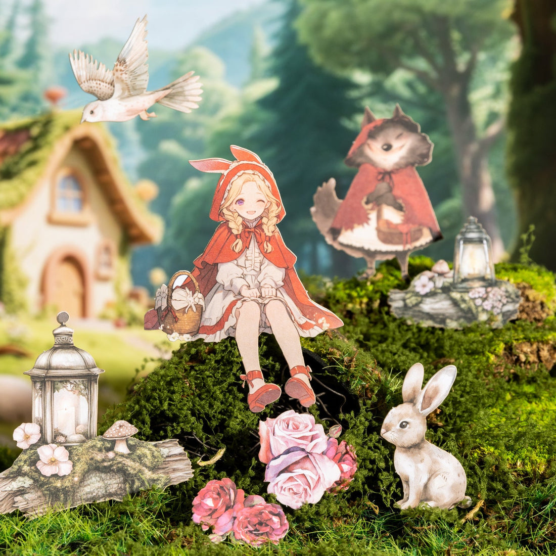 Fairy Tale Hard Card Sticker 15pcs