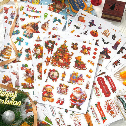Happy Holiday Sticker Book