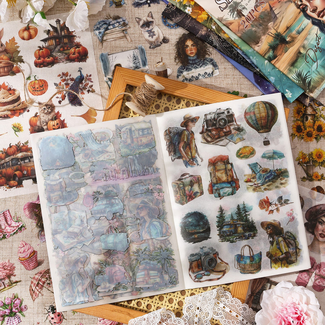 Memories of Time Sticker Book 20 sheets