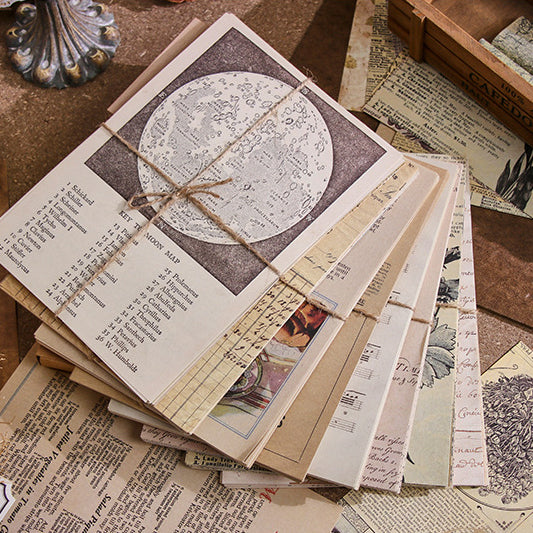 Vintage Scrapbook Paper 30 Sheets