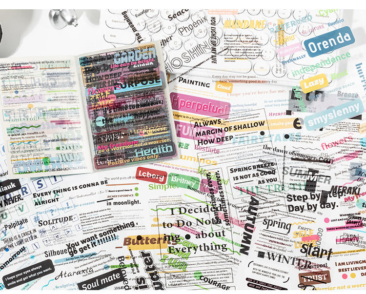 Serendipity Series English Sticker Book