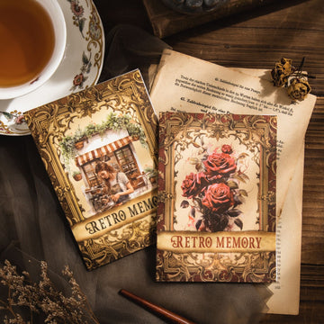 Retro Memory Sticker Book 20pcs