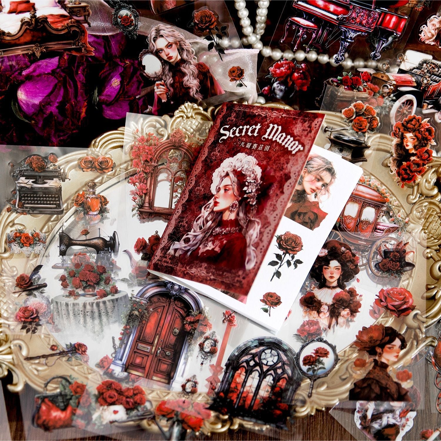 Secret Manor Stickers Book