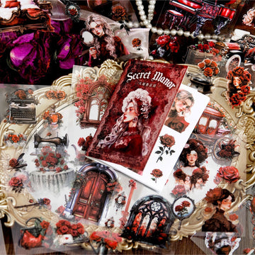 Secret Manor Stickers Book