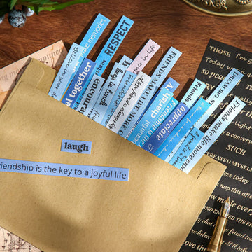 Text Art Sticker Book 40 sheets